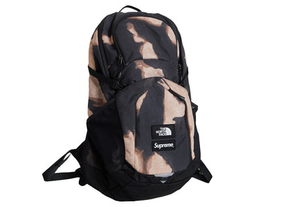 Supreme The North Face Bleached Denim Print Pocono Backpack Black