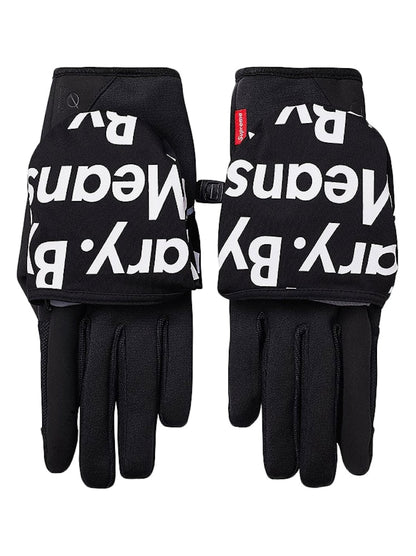 Supreme The North Face By Any Means Winter Runners Gloves Black