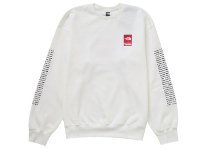 Supreme The North Face Crewneck White