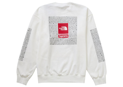 Supreme The North Face Crewneck White