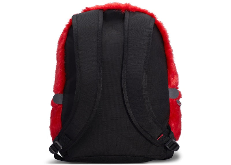Supreme The North Face Faux Fur Backpack Red