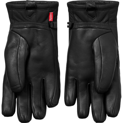 Supreme The North Face Leather Gloves Black