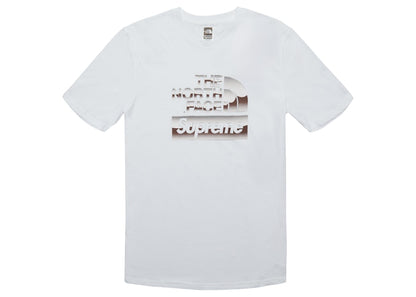 Supreme The North Face Metallic Logo T-shirt White