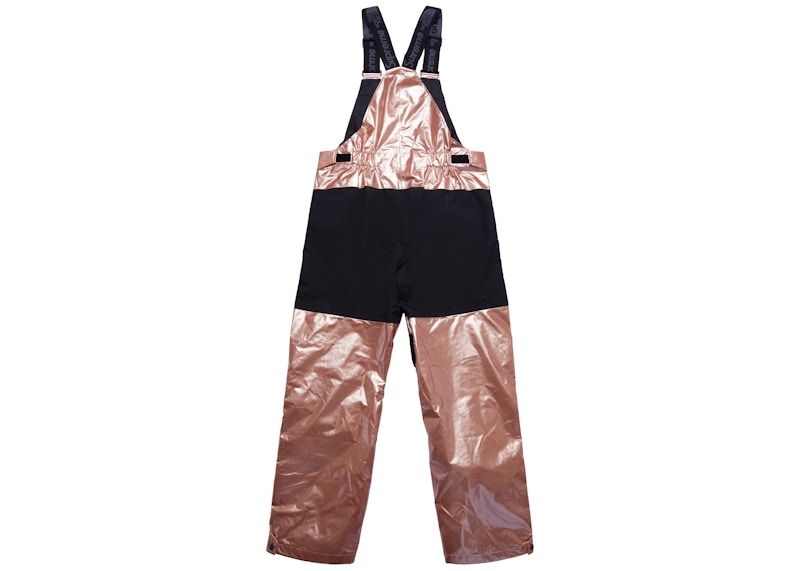 Supreme The North Face Metallic Mountain Bib Pants Rose Gold