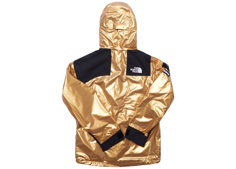 Supreme The North Face Metallic Mountain Parka Gold