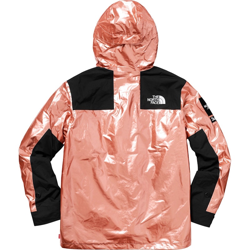 Supreme The North Face Metallic Mountain Parka Rose Gold