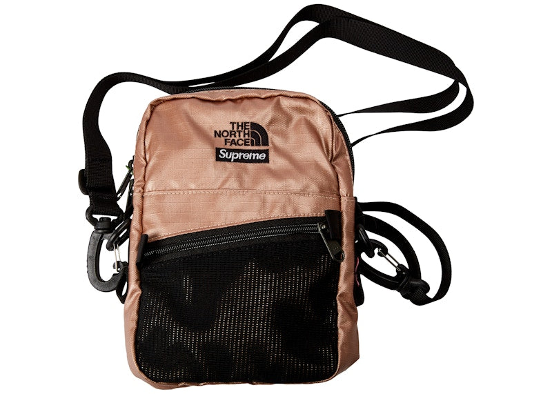 Supreme The North Face Metallic Shoulder Bag Rose Gold