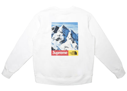 Supreme The North Face Mountain Crewneck Sweatshirt White
