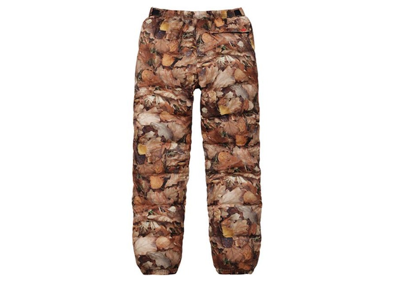 Supreme The North Face Nuptse Pant Leaves