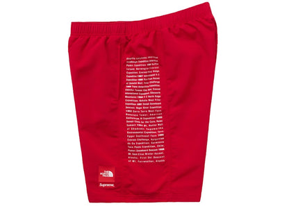 Supreme The North Face Nylon Short Red