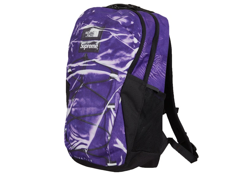 Supreme The North Face Printed Borealis Trompe L'oeil Backpack Purple