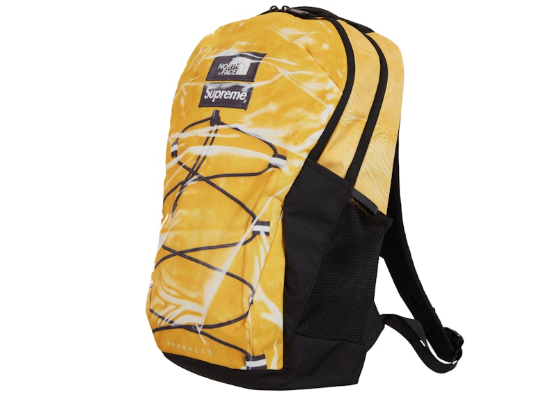 Supreme The North Face Printed Borealis Trompe L'oeil Backpack Yellow