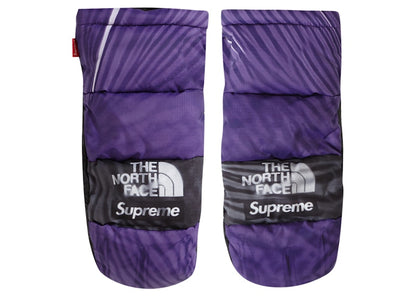 Supreme The North Face Printed Montana Trompe L'oeil Mitt Purple