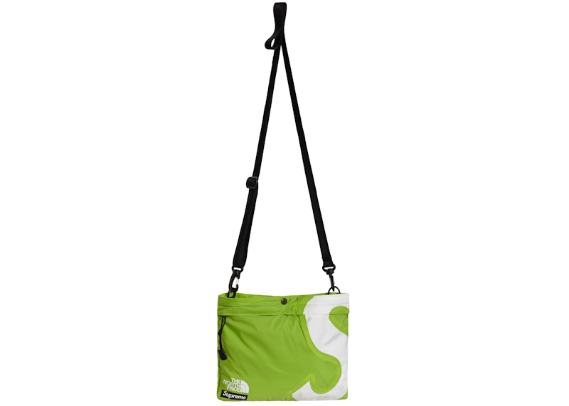Supreme The North Face S Logo Shoulder Bag Lime