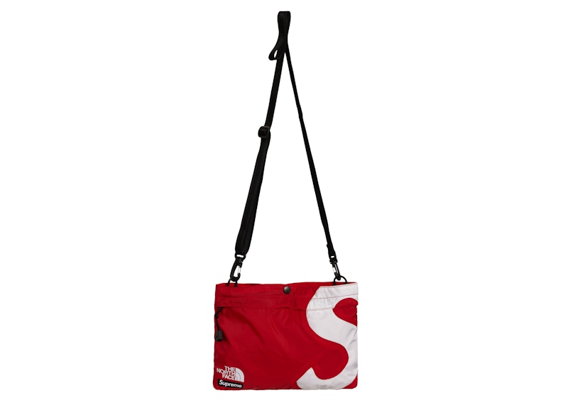 Supreme The North Face S Logo Shoulder Bag Red