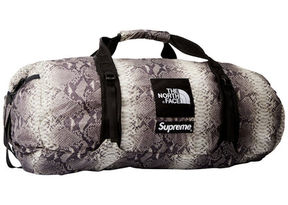 Supreme The North Face Snakeskin Flyweight Duffle Bag Black