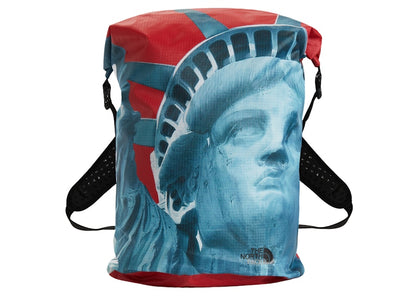 Supreme The North Face Statue of Liberty Waterproof Backpack Red