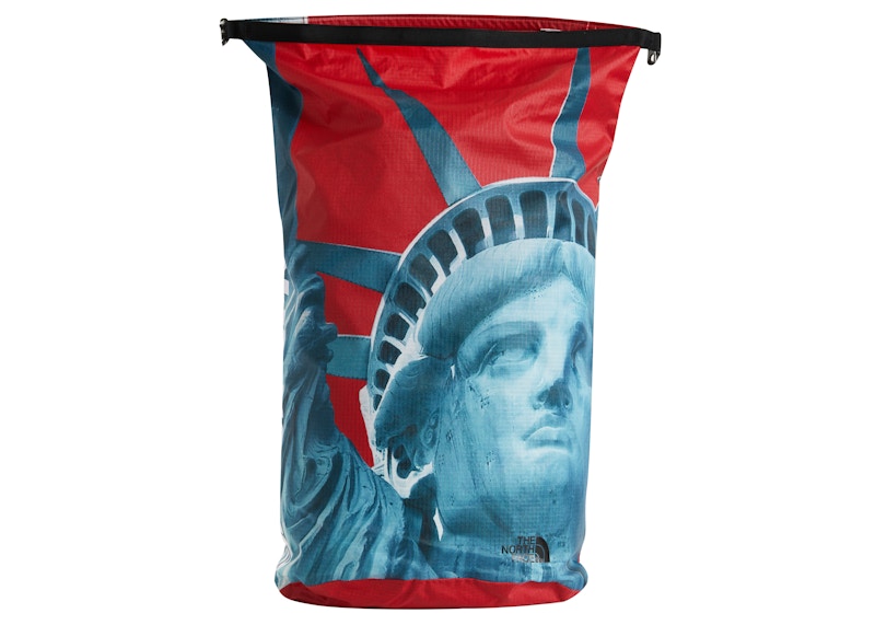 Supreme The North Face Statue of Liberty Waterproof Backpack Red
