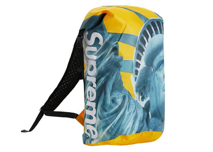 Supreme The North Face Statue of Liberty Waterproof Backpack Yellow