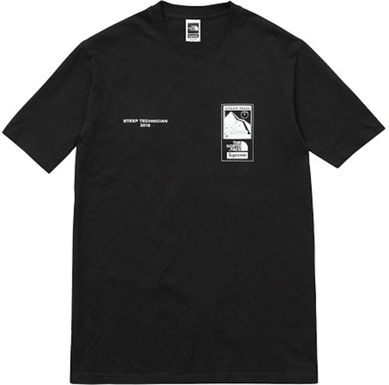 Supreme The North Face Steep Tech Tee Black