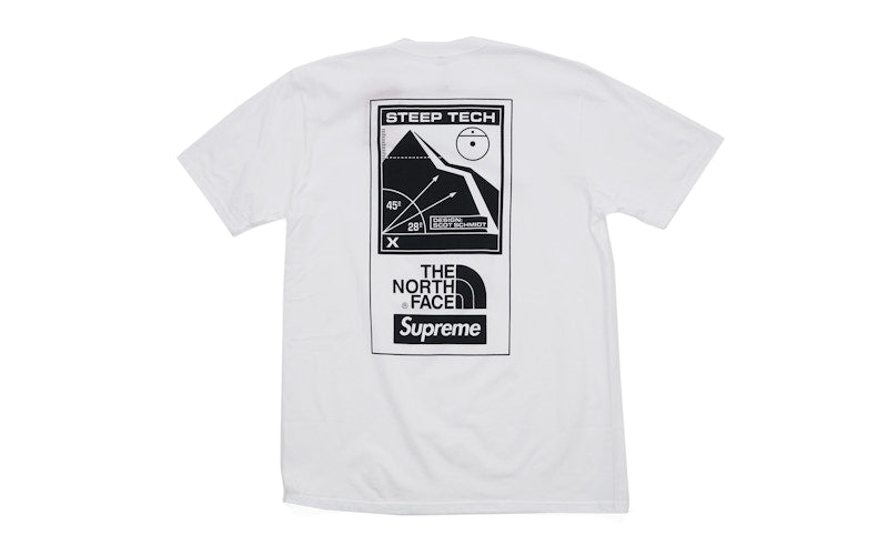 Supreme The North Face Steep Tech Tee White