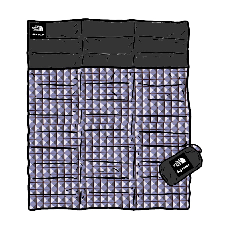 Supreme The North Face Studded Nuptse Blanket Royal