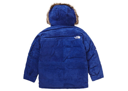 Supreme The North Face Suede 600-Fill Down Parka Blue