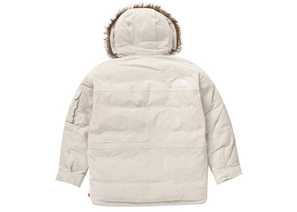 Supreme The North Face Suede 600-Fill Down Parka Stone