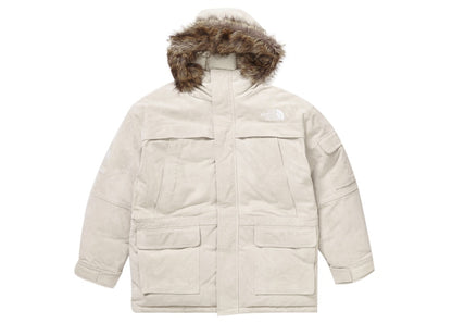 Supreme The North Face Suede 600-Fill Down Parka Stone