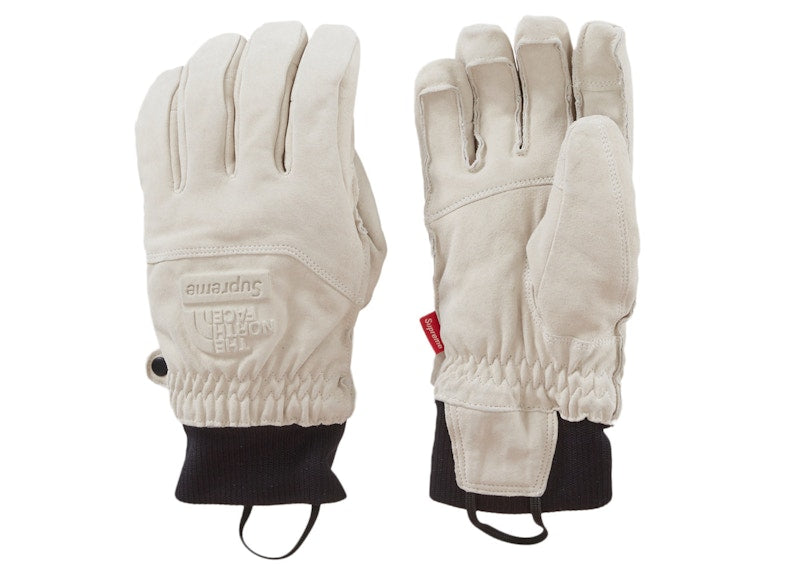 Supreme The North Face Suede Gloves Stone
