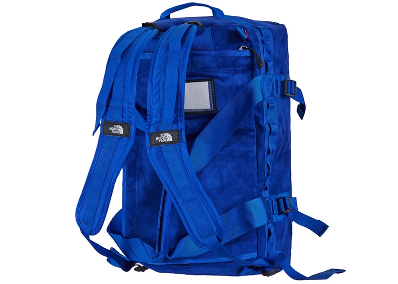Supreme The North Face Suede Small Base Camp Duffle Bag Blue