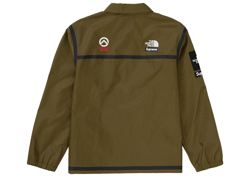 Supreme The North Face Summit Series Outer Tape Seam Coaches Jacket Olive