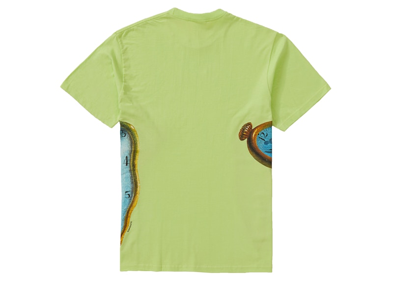Supreme The Persistence Of Memory Tee Neon Green