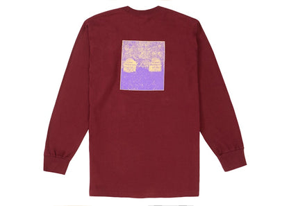 Supreme The Real Shit L/S Tee Burgundy