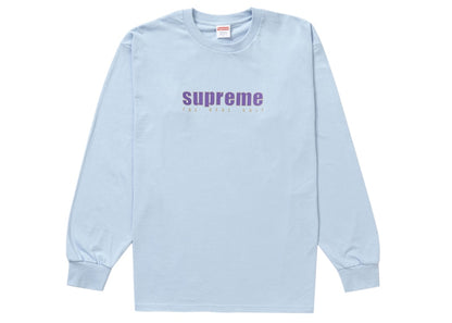 Supreme The Real Shit L/S Tee Light Blue