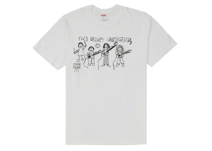 Supreme The Velvet Underground Drawing Tee White
