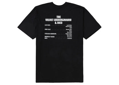 Supreme The Velvet Underground & Nico Tee Black