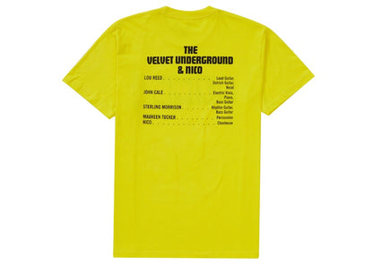 Supreme The Velvet Underground & Nico Tee Yellow