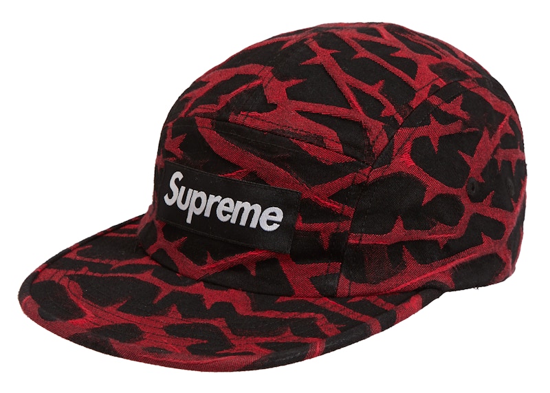 Supreme Thorn Camp Cap Red