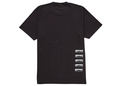 Supreme Thrasher Back Tail Tee Black