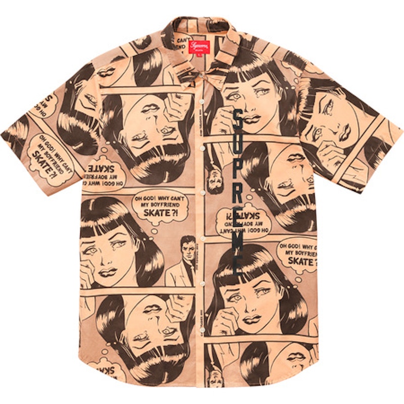 Supreme Thrasher Boyfriend SS Shirt Pale Orange
