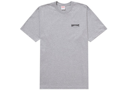 Supreme Thrasher Cross Tee Heather Grey