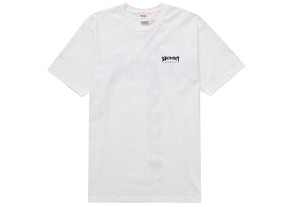 Supreme Thrasher Cross Tee White