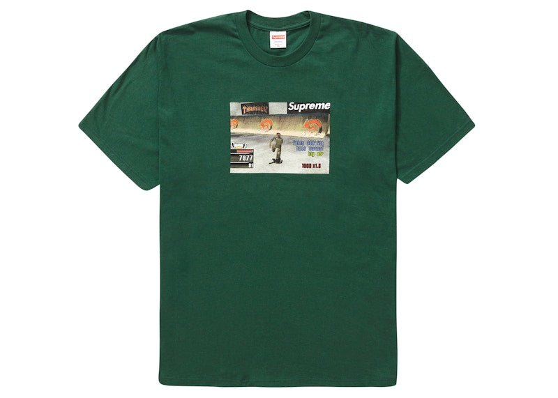 Supreme Thrasher Game Tee Dark Green