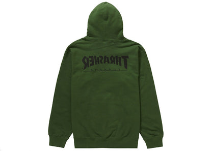 Supreme Thrasher Hooded Sweatshirt Green