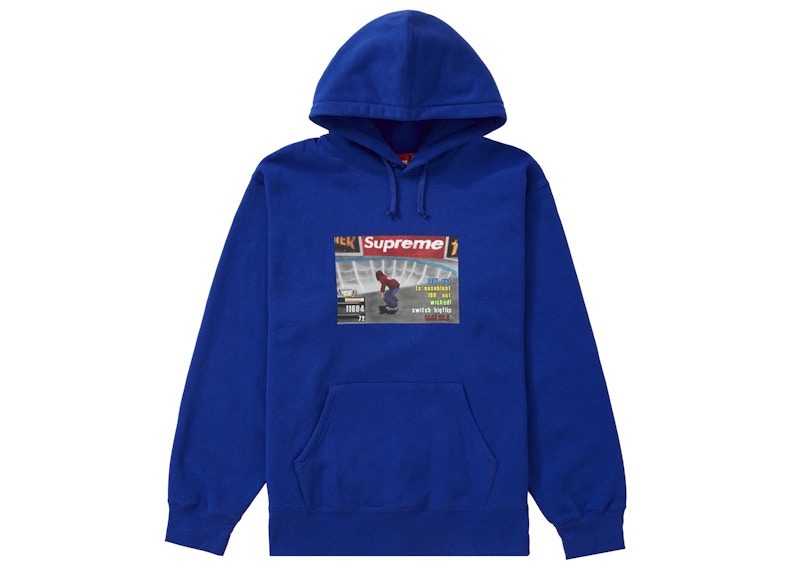 Supreme Thrasher Hooded Sweatshirt Royal