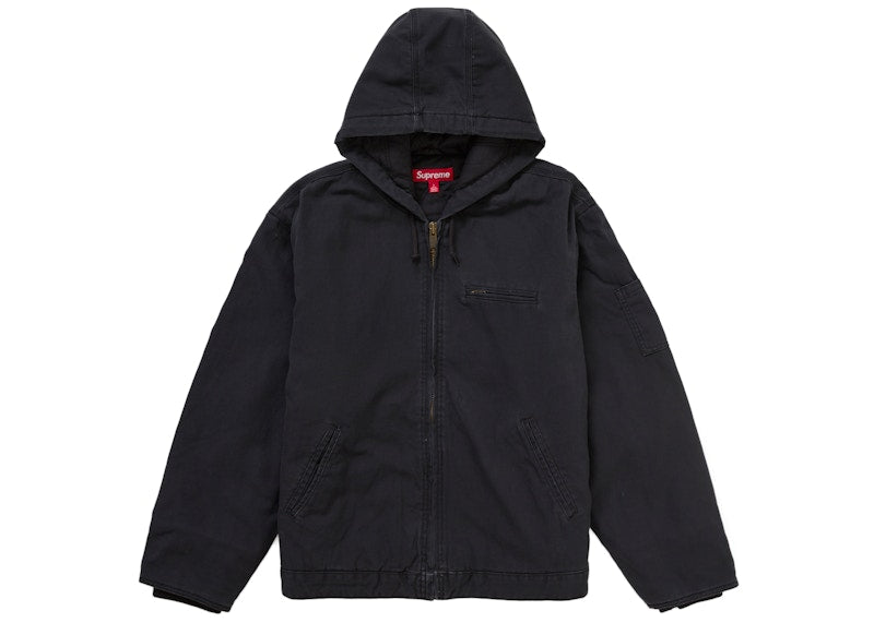Supreme Thrasher Hooded Work Jacket Black