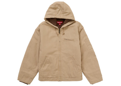 Supreme Thrasher Hooded Work Jacket Tan