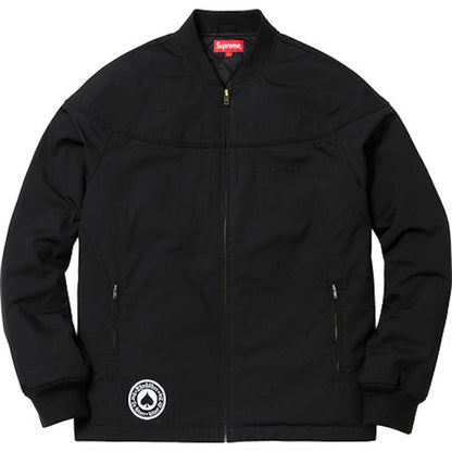 Supreme Thrasher Poplin Crew Jacket Black