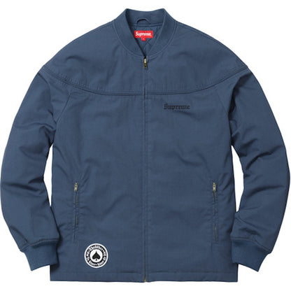 Supreme Thrasher Poplin Crew Jacket Light Navy